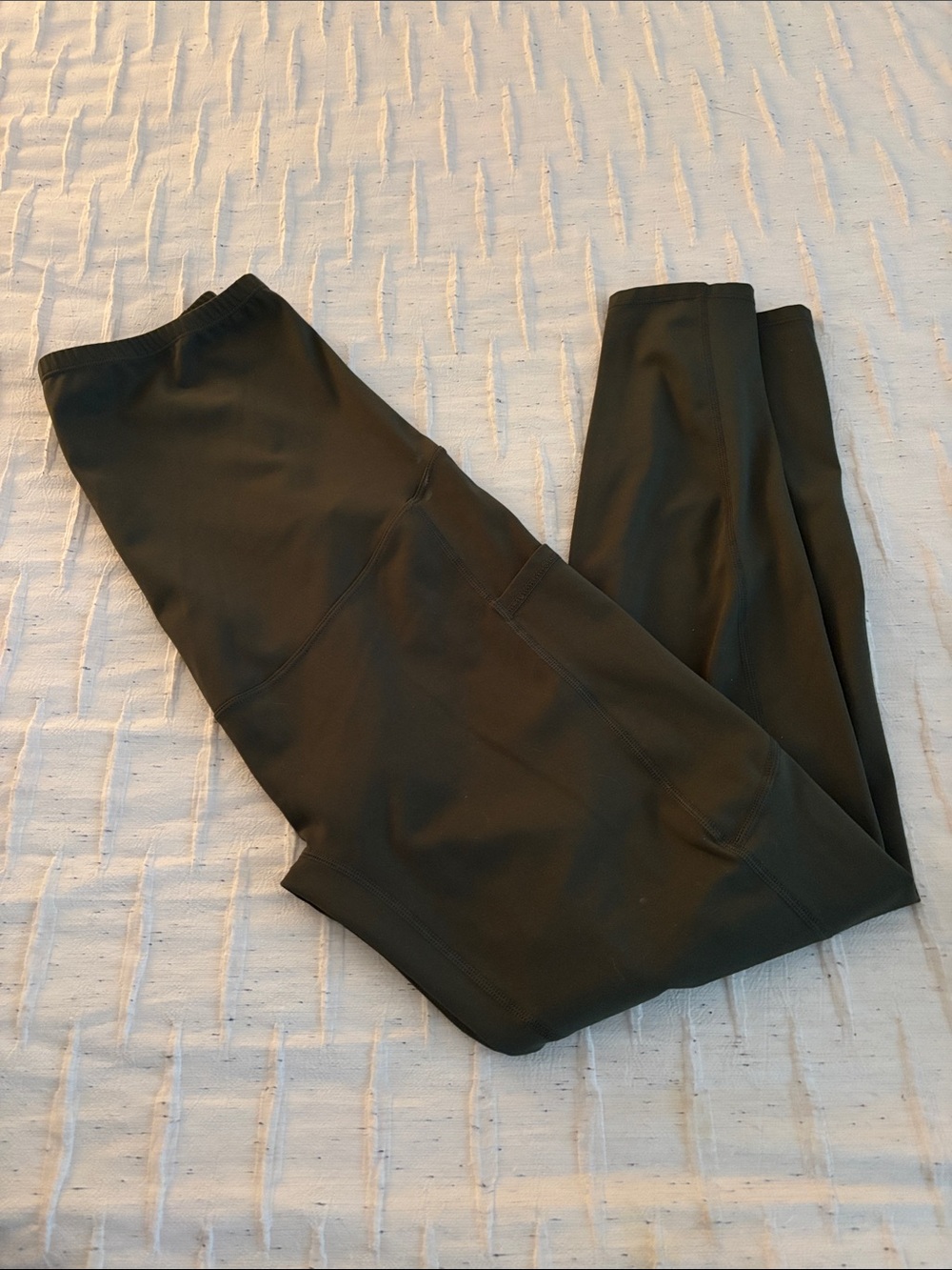 Maternity olive green leggings